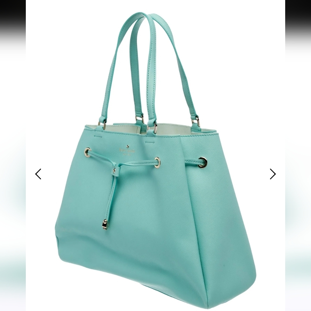 Kate Spade Cape Drive Lynnie Turquoise Tote Bag NWOT - Picture 2 of 8